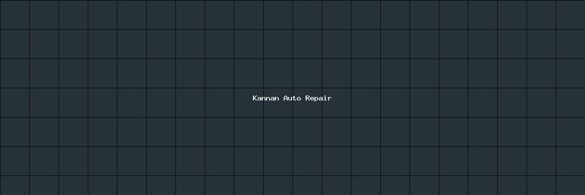 Kannan Auto Repair banner