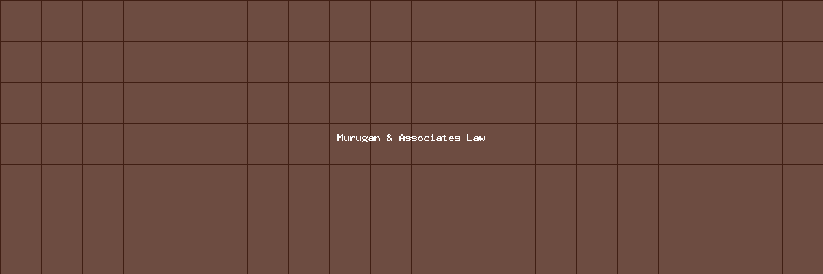 Murugan & Associates Law banner